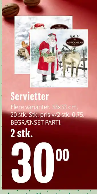Min Købmand Servietter tilbud