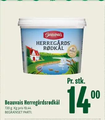 Min Købmand Beauvais herregårdsrødkål tilbud