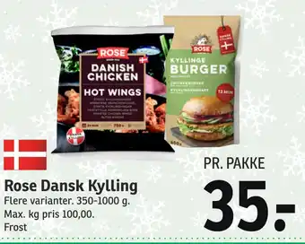 SPAR Rose dansk kylling tilbud
