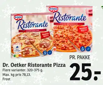 SPAR Dr. oetker ristorante pizza tilbud