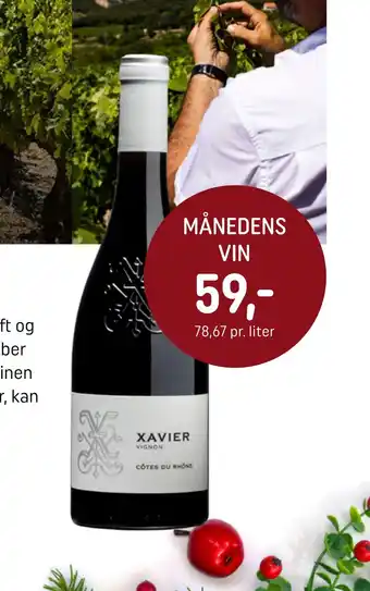 Xavier cotes du rhone