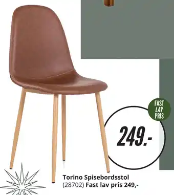 Torino spisebordsstol