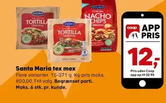 SuperBrugsen Santa Maria tex mex tilbud