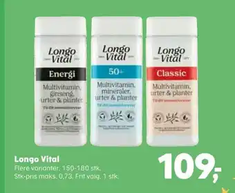 SuperBrugsen Longo Vital tilbud