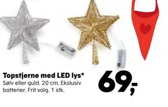 SuperBrugsen Topstjerne med LED lys tilbud
