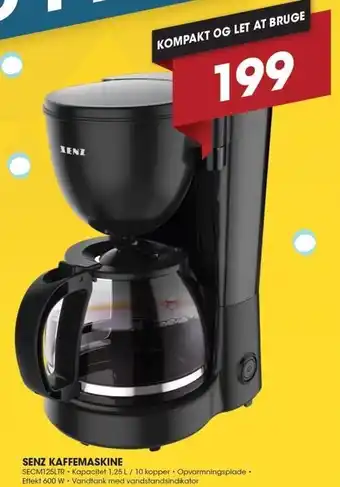 Punkt1 Senz kaffemaskine tilbud