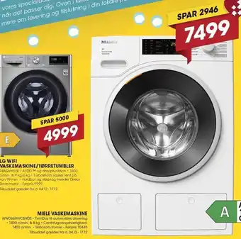 Punkt1 Miele vaskemaskine tilbud