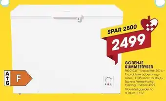 Gorenje kummefryser