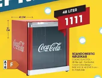 Scandomestic køleskab