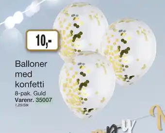 Harald Nyborg Balloner med konfetti tilbud
