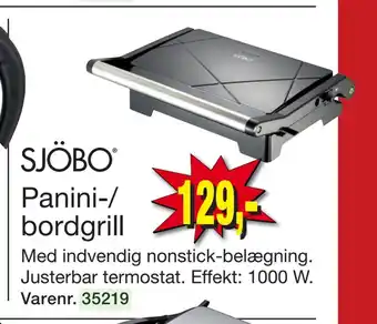 Harald Nyborg Panini-/ bordgrill tilbud