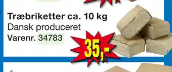 Harald Nyborg Træbriketter ca. 10 kg tilbud