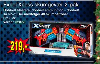 Excel xcess skumgevær 2-pak