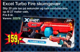 Harald Nyborg Excel turbo fire skumgevær tilbud