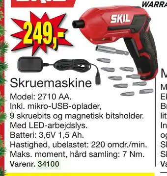 Harald Nyborg Skruemaskine tilbud