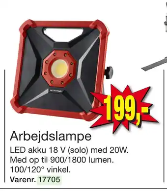 Harald Nyborg Arbejdslampe tilbud