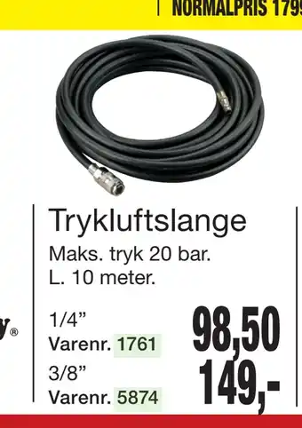 Harald Nyborg Trykluftslange tilbud