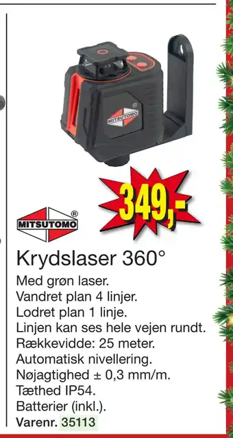 Harald Nyborg Krydslaser 360° tilbud