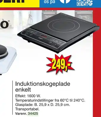Harald Nyborg Induktionskogeplade enkelt tilbud