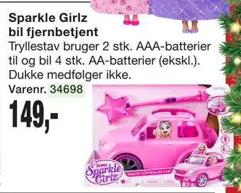 Harald Nyborg Sparkle girlz bil fjernbetjent tilbud