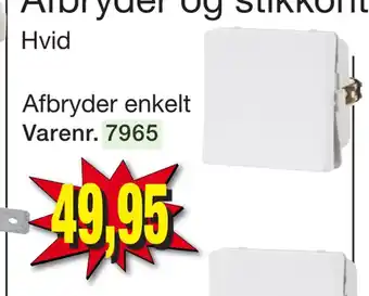 Harald Nyborg Fuga afbryder og stikkontakt tilbud