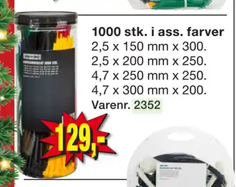 Harald Nyborg 1000 stk. i ass. farver tilbud