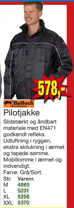 Harald Nyborg Pilotjakke tilbud