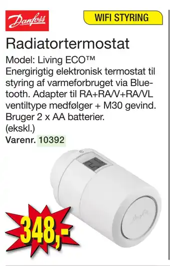Harald Nyborg Radiatortermostat tilbud