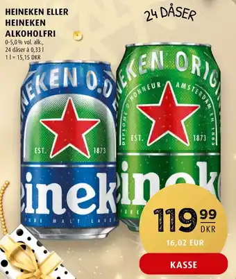 Scandinavian Park Heineken eller heineken alkoholfri tilbud