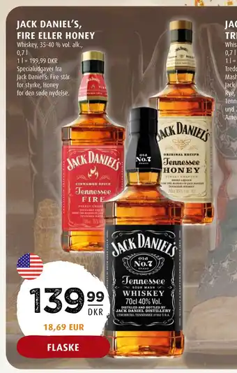 Scandinavian Park Jack daniel's, fire eller honey tilbud