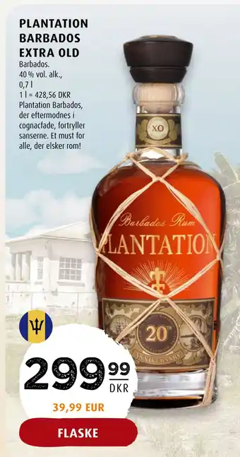 Scandinavian Park Plantation barbados extra old tilbud