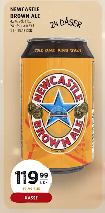Scandinavian Park Newcastle brown ale tilbud