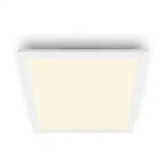 Power Philips touch 12w 2700k 30cm firkantet led loftslampe, hvid tilbud