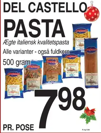 DEL CASTELLO PASTA