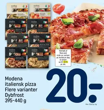 REMA 1000 Modena italiensk pizza Flere varianter tilbud