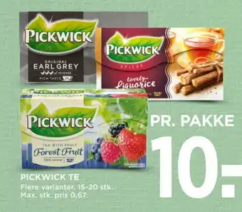 MENY PICKWICK TE tilbud