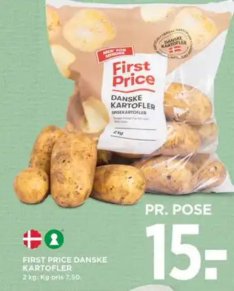 MENY FIRST PRICE DANSKE KARTOFLER tilbud