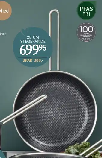 Kop & Kande 28 cm stegepande tilbud