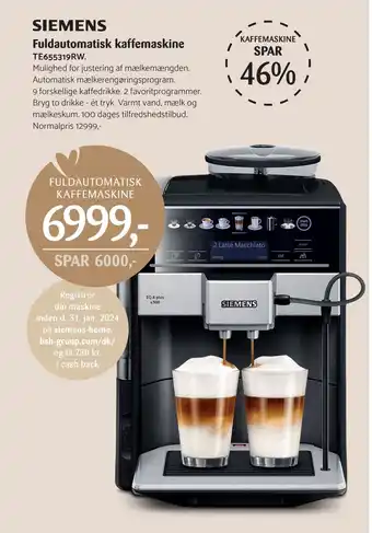 Kop & Kande Fuldautomatisk kaffemaskine tilbud