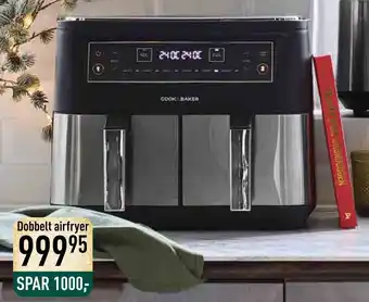 Imerco Dobbelt airfryer tilbud