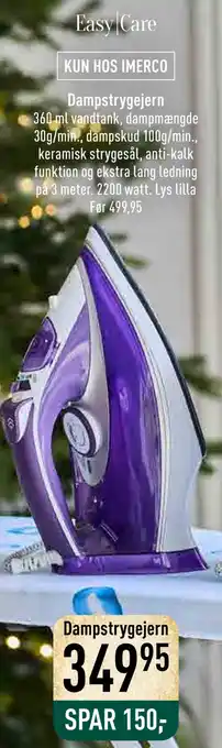 Imerco Dampstrygejern tilbud
