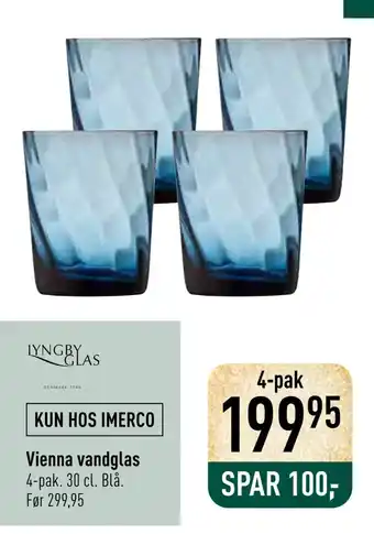 Imerco Vienna vandglas tilbud