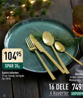 Imerco Gastro tallerken tilbud