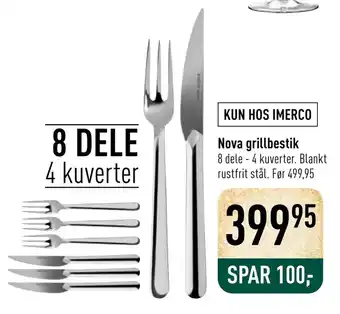 Imerco Nova grillbestik tilbud