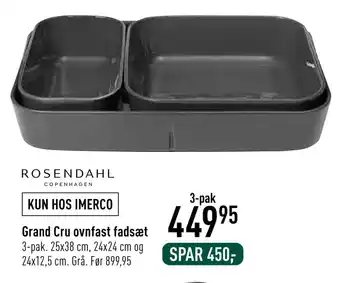 Imerco Grand cru ovnfast fadsæt tilbud