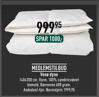Imerco Venø dyne tilbud
