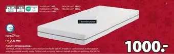 JYSK Plus s15 springmadras tilbud