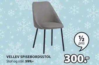 JYSK VELLEV SPISEBORDSSTOL tilbud