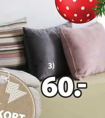 JYSK Lilje pyntepude tilbud