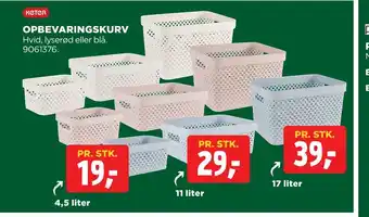 jem & fix Opbevaringskurv tilbud